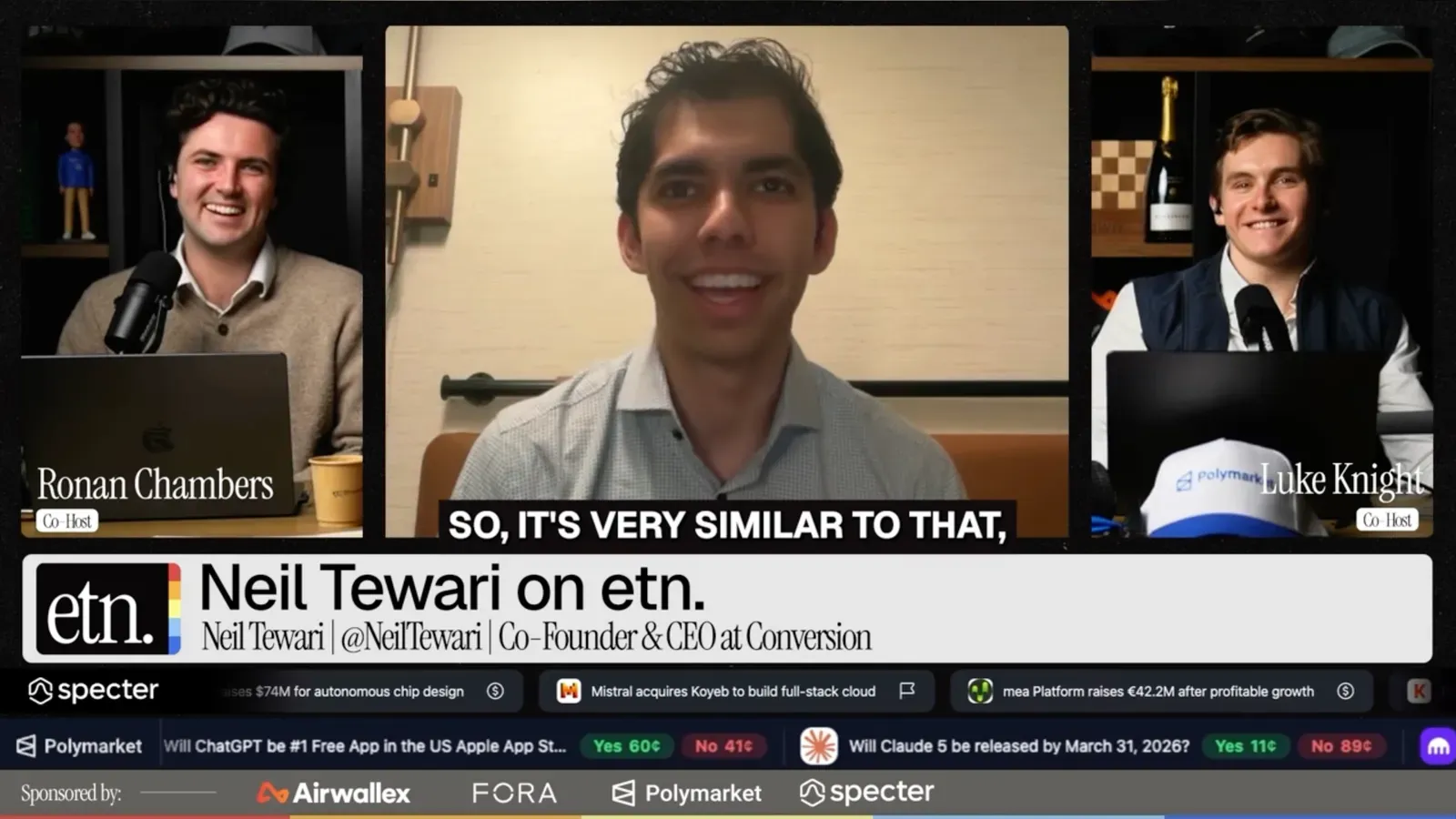 etn.: Conversion co-founder & CEO Neil Tewari on enterprise sales
