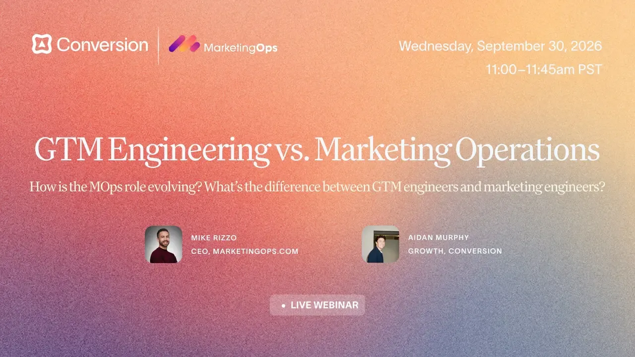 GTM Engineering vs. Marketing Operations