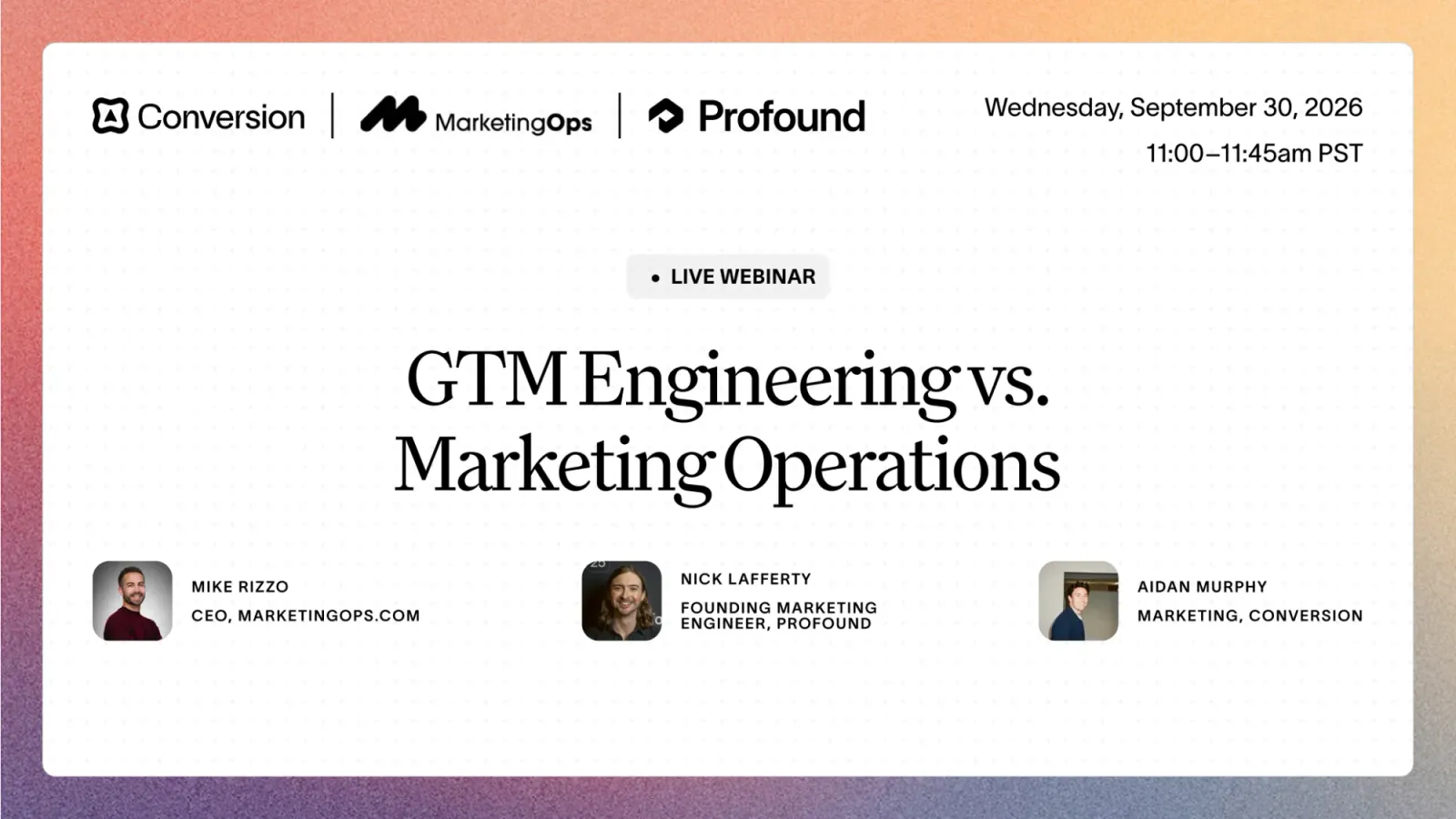 GTM Engineering vs. Marketing Operations