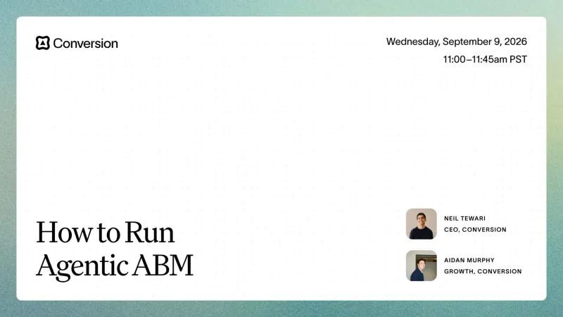 How to Run Agentic ABM