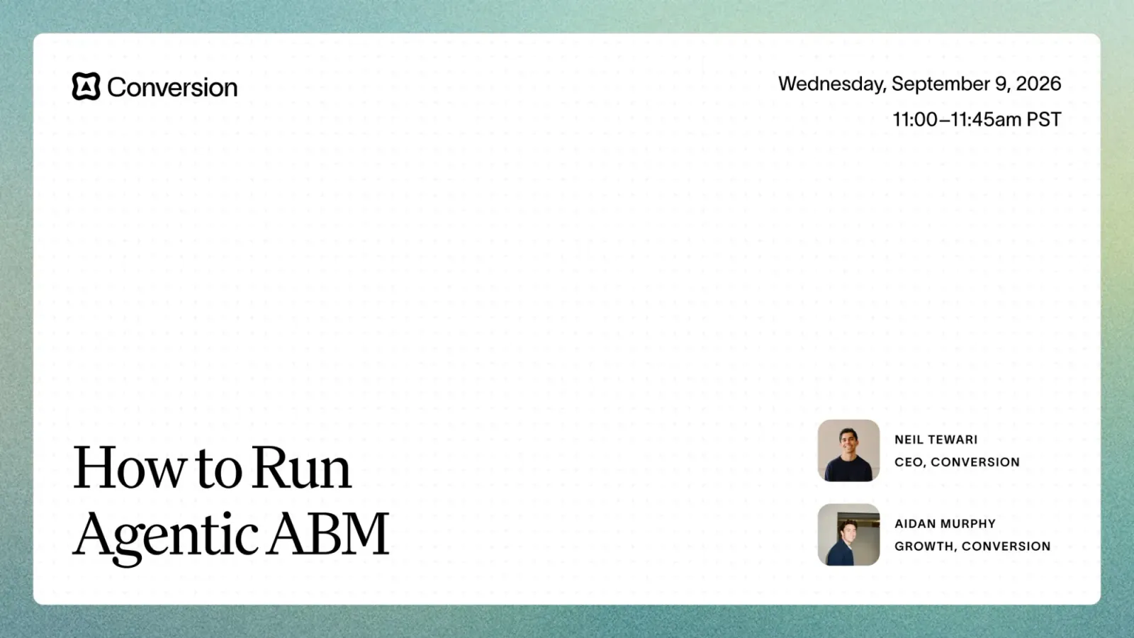 How to Run Agentic ABM