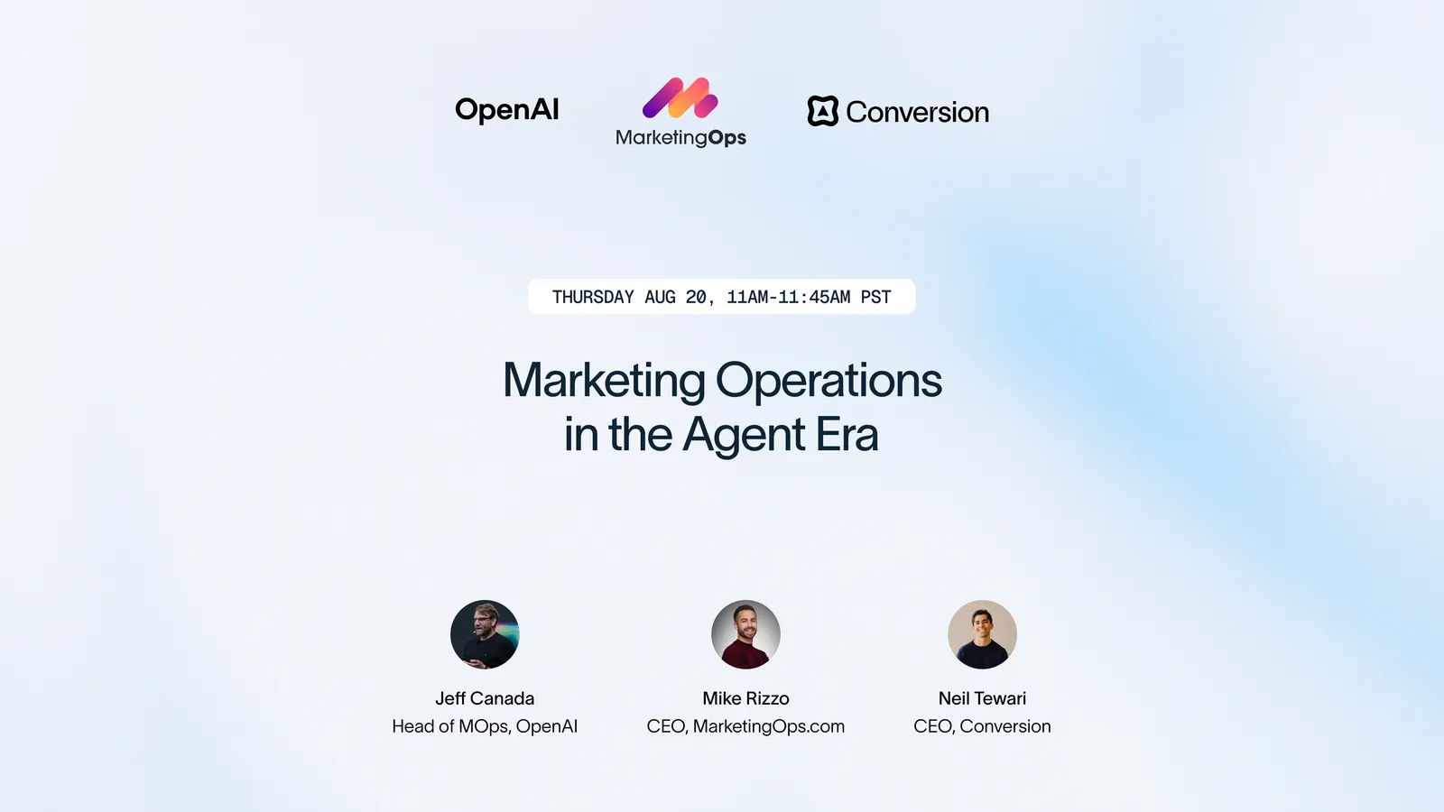 Live Panel: Marketing Operations in the Agent Era