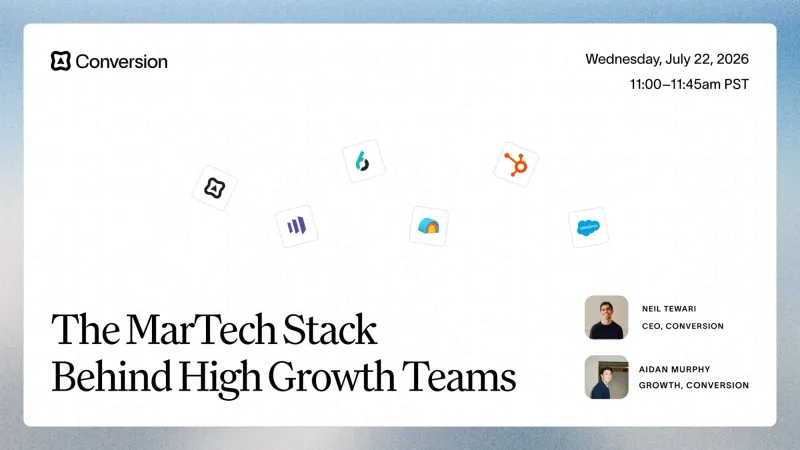 The MarTech Stack Behind High-Growth Teams