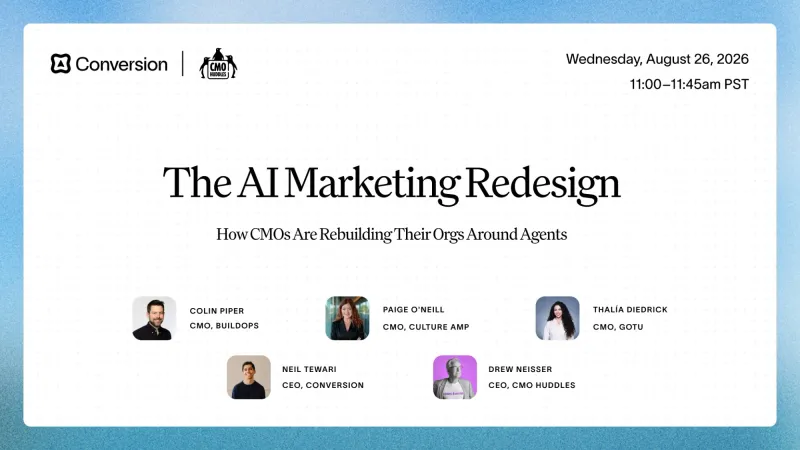 The AI Marketing Redesign: How CMOs Are Rebuilding Their Orgs Around Agents